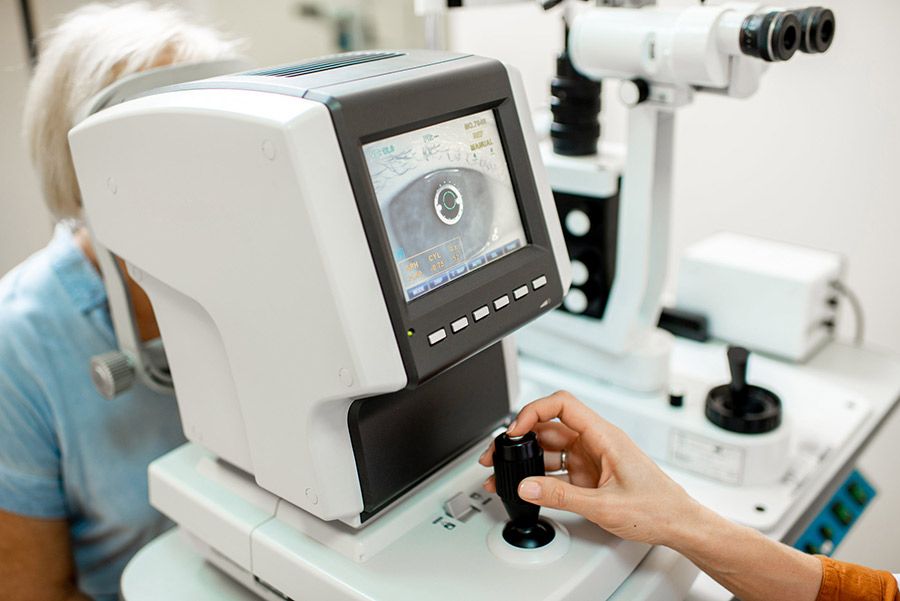 Equipo de oftalmología